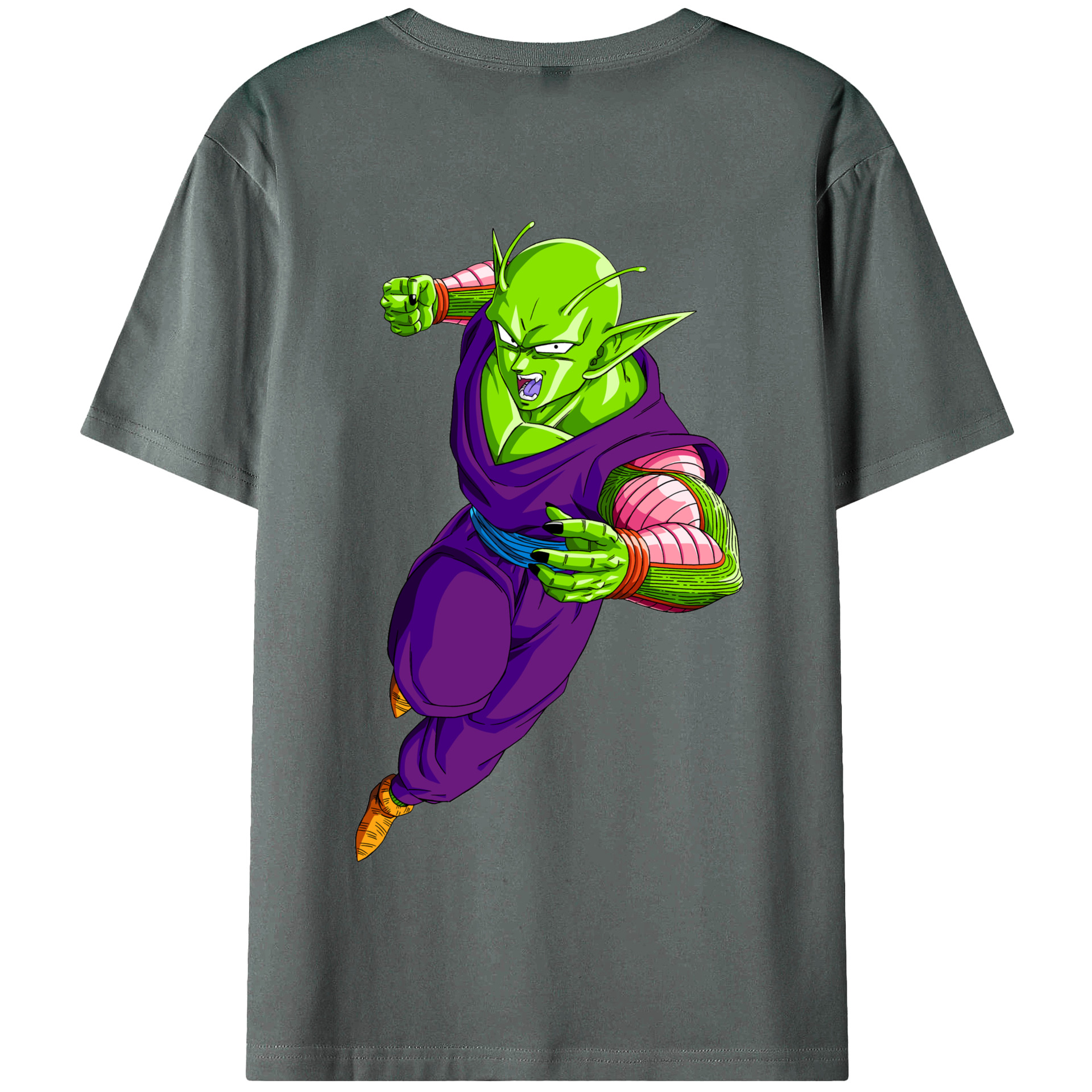 （画像用） ドラゴンボール ピッコロ DRAGON BALL Piccolo 綿100％半袖Tシャツ（背面プリント）